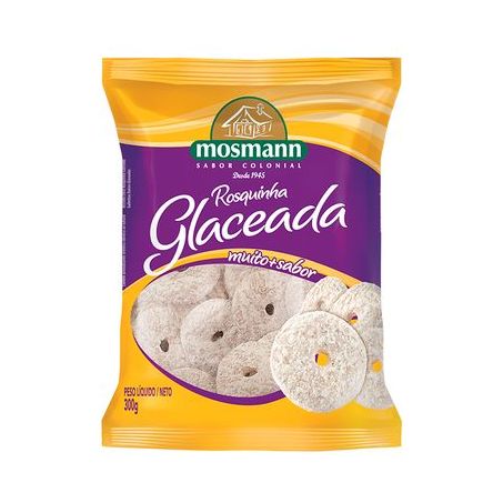 Biscoito rosquinha glaceada mosmann 360g