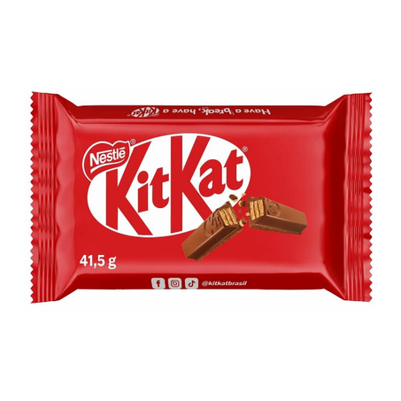 CHOC.KIT KAT 166G CHOC.AO LEITE C/4 LV+PG-