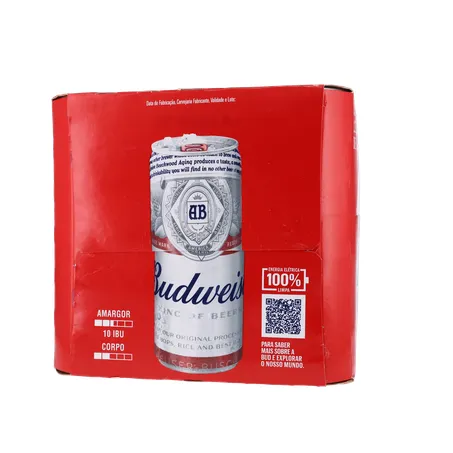 Cerveja budweiser 350ml c/12 und 360-10