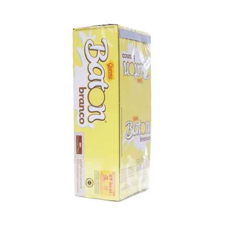 Chocolate Baton Garoto Branco Caixa com 30un - 480gr 360-50