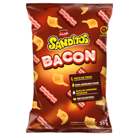 SALGADINHO SANDITOS BACON 45G BACON