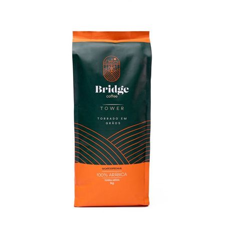 Cafe bridge coffee graos 1kg tower