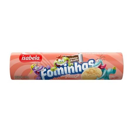 BISC ISABELA FOMINHAS PESSEGO 130G