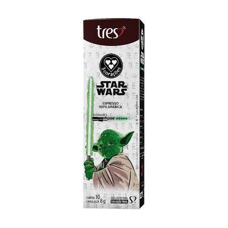 CAFE TRES 80G ESP TORRADO/MOIDO MESTRE YODA