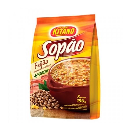 Sopao kitano feijao/macarrao/bacon 196g