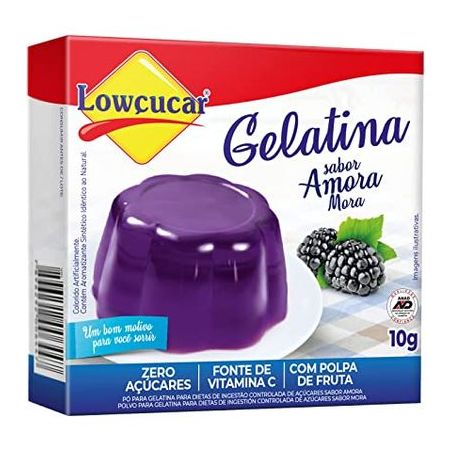 GELATINA LOWÇUCAR ZERO AMORA 10G