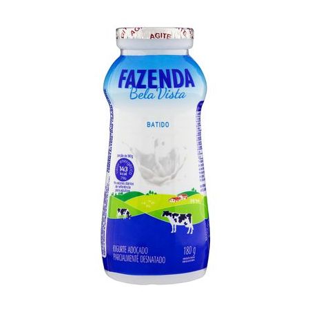Iogurte Fazenda Bela Vista Batido Garrafa 180G