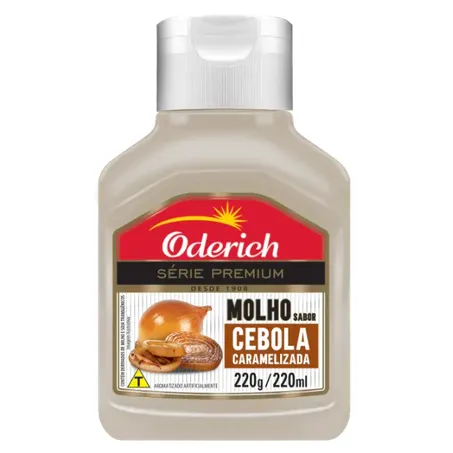MOLHO ODERICH CEBOLA CARAMELIZADA 220G