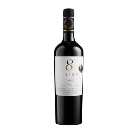Vinho Tinto Chileno 8Pasos Superior Merlot 750ml 