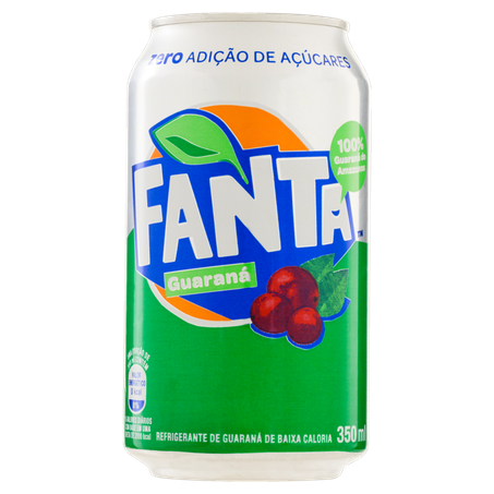 Refrigerante fanta guaraná zero 350 ml