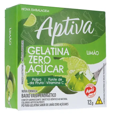 Gelatina apti limão zero açúcar 12g 360-33