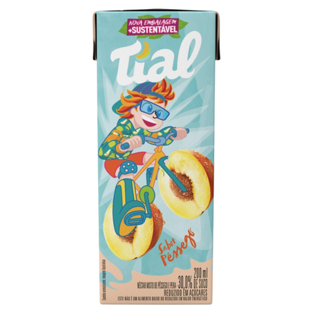 Suco Tial Néctar Pêssego e Pera 200ml