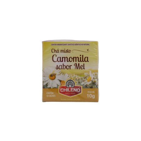 Chá Misto Chileno Camomila e Erva Mate Caixa com 10un - 10gr