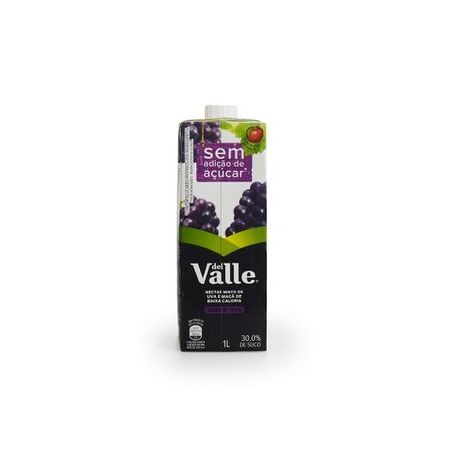 Suco Pronto Del Valle Mais Uva Light Caixa 1LT