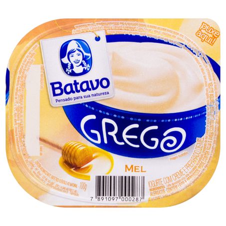 IOGURTE GREGO MEL BATAVO POTE