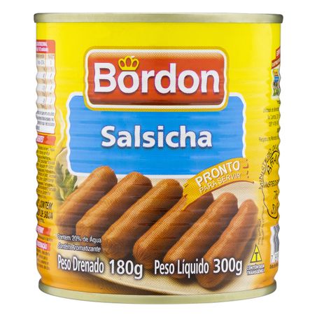Salsichas em conserva bordon