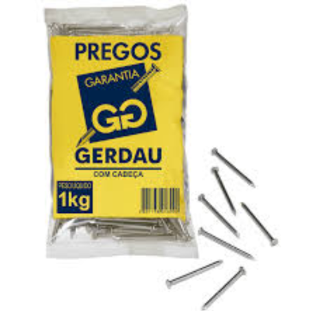 Prego 13x15 1kg gerdau