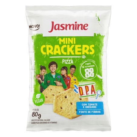 MINI BISCOITO CRACKER INTEGRAL PIZZA JASMINE