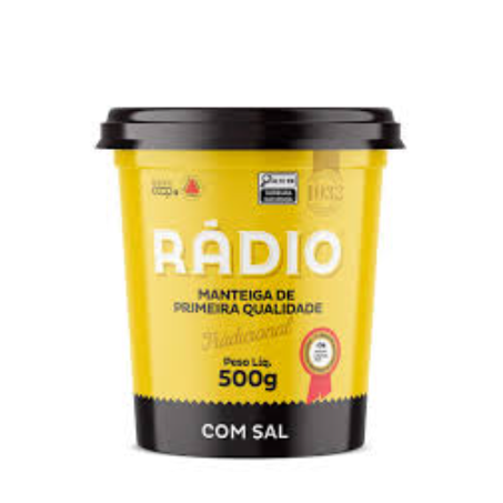 Manteiga radio prim qualid 500g