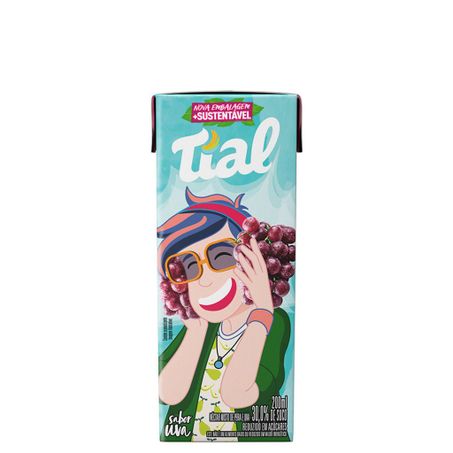 Suco Tíal Néctar Uva e Pera 200ml
