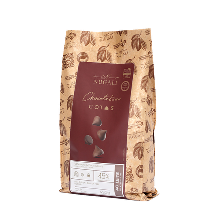 CHOCOLATE GOTAS NUGALI 450G 45% CACAU