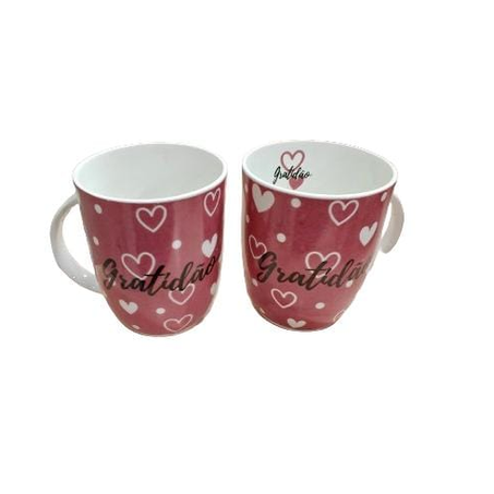 Caneca de Porcelana Gratidão Tezor 400Ml