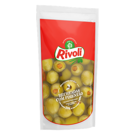 AZEITONA RECHEADA COM PIMENTAO RIVOLI SACHET 180 G 360-1