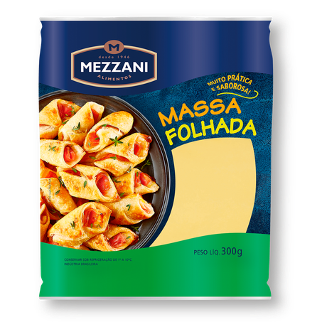 Massa Mezzani Folhada 300g