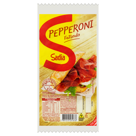 SALAME SADIA PEPPERON FATIADO 100G