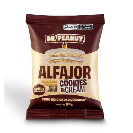 Alfajor cookies cream dr peanut 55g