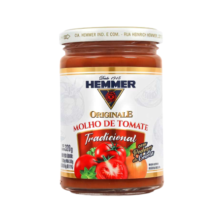 MOLHO DE TOMATE COM CEBOLA HEMMER ORIGINALE
