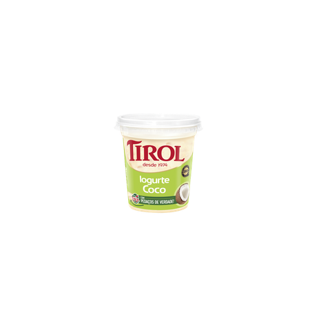 Iogurte Tirol 400g Kon Frutas Pedacos Coco
