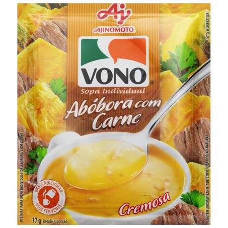 Sopa vono 17g abobora c/carne crem