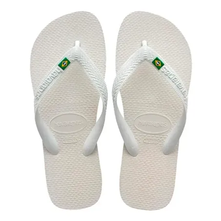 Chinelo havaiana b r a s i l 45/46 branc