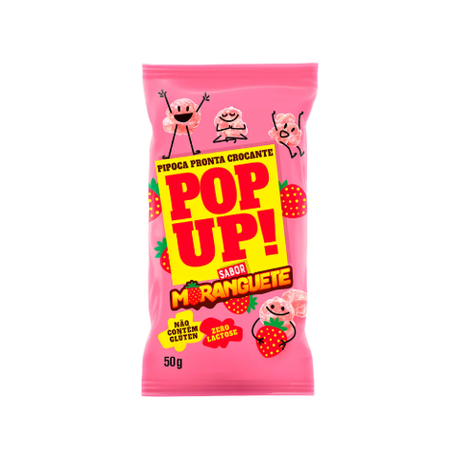 PIPOCA POP UP 50G MORANGUETE