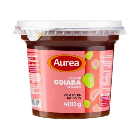 DOCE AUREA GOIABA E MAÇA CREMOSO 350G