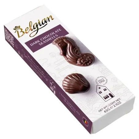 Chocolate Belgian 65g Seashells Dark