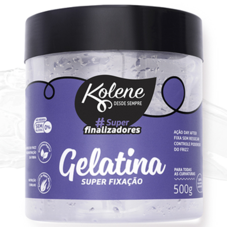 Creme cabelo finalizador kolene 500g ultra super fixacao