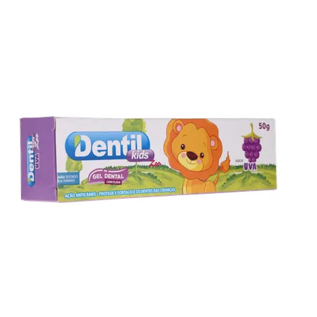 Creme dental dentil kids zoo uva 50g 360-32