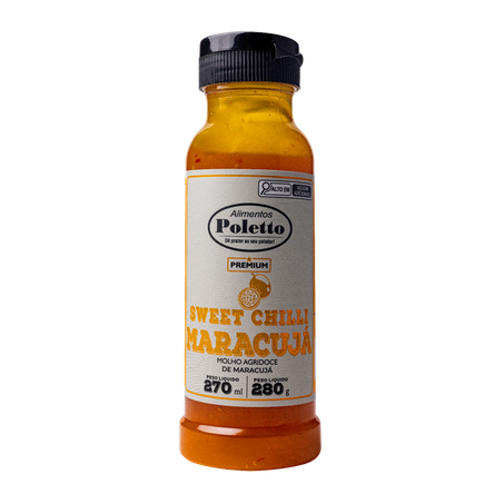MOLHO PIMENTA POLETTO SWEET CHILLI COM MARACUJÁ 280G