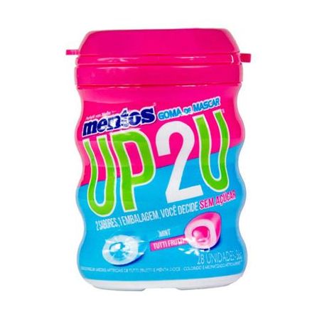 MENTOS GARRAFA UP2U 56G TUTTI FRUTTI