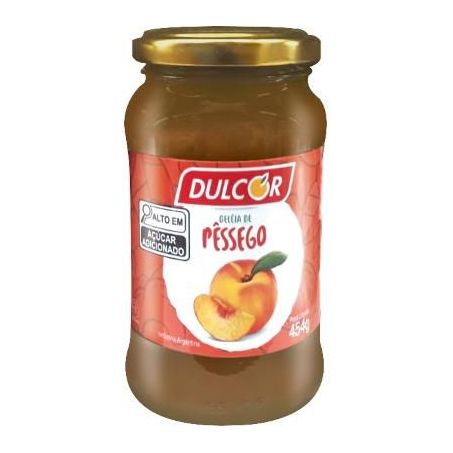 Geleia dulcor pessego vidro 454g