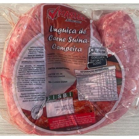 Linguica de carne suina master campeira