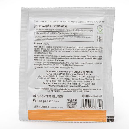 CLORETO DE MAGNÉSIO P.A MAGNECOLOR 33G UNILIFE 360-1