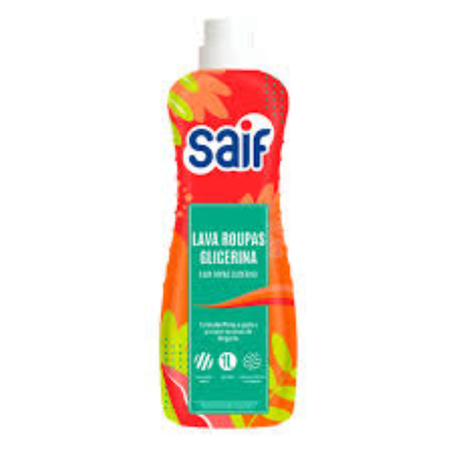 Lava roupas saif 1l glicerina hipoalergênico