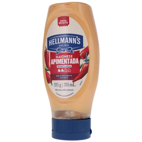 Maionese Apimentada Hellmann's NBA Chicago Bulls Frasco 335gr 360-2