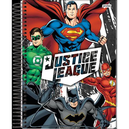 Caderno espiral universitario capa dura 1m comics 80f