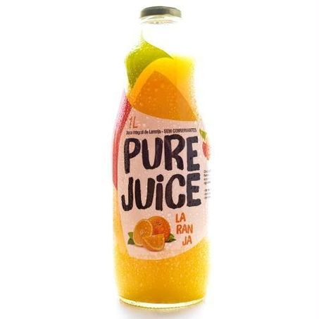 SUCO INTEGRAL PURE JUICE LARANJA GARRAFA 1L