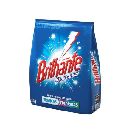 SABAO PO BRILHANTE 3KG SACHE BRILHO ATIVO