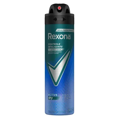 Antitranspirante Aerosol Rexona Men Active Dry 72H Frasco Spray 150ml